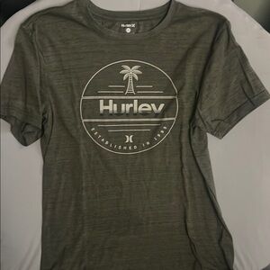 Hurley Men's Olive Graphic T-Shirt